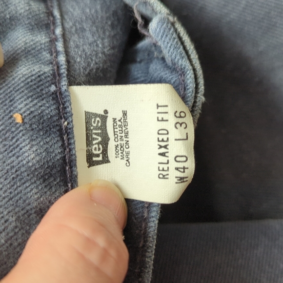 Levi's Dark Blue Jeans - Picture 4 of 7